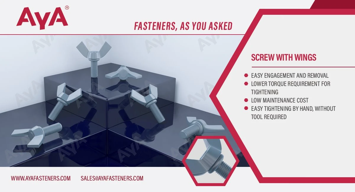 Screw With Wings-advantages Screw With Wings-advantages