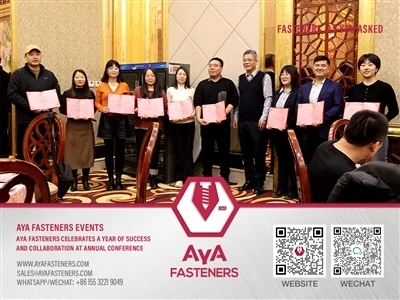 Aya Fasteners Zviitiko|Aya fasteners inopemberera gore rekubudirira uye kubat...